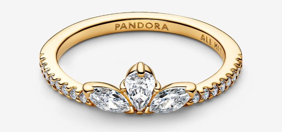 Anillo Herbario Brillante de Pandora