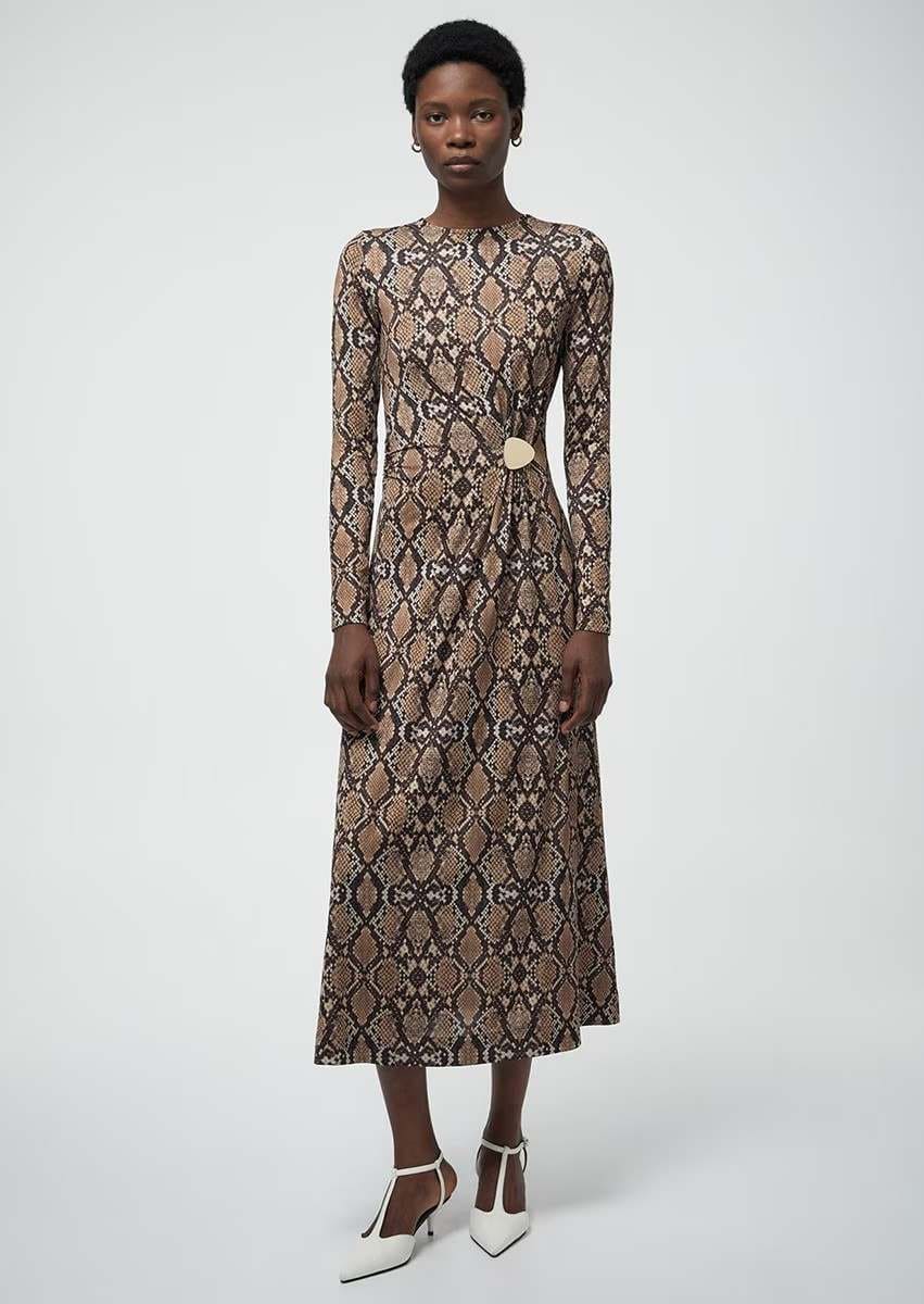 Sfera Vestido estampado aplique en El Corte Inglés