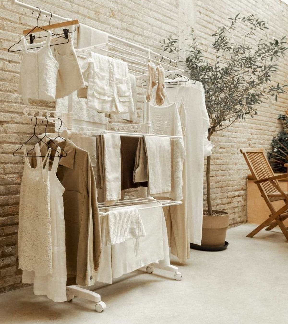 Tendedero vertical XXL Newlux Fold Care V60 de Carrefour