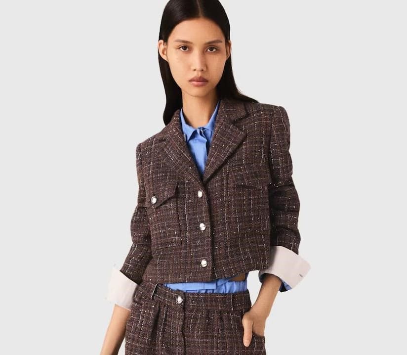 Chaqueta corta de tweed, Maje