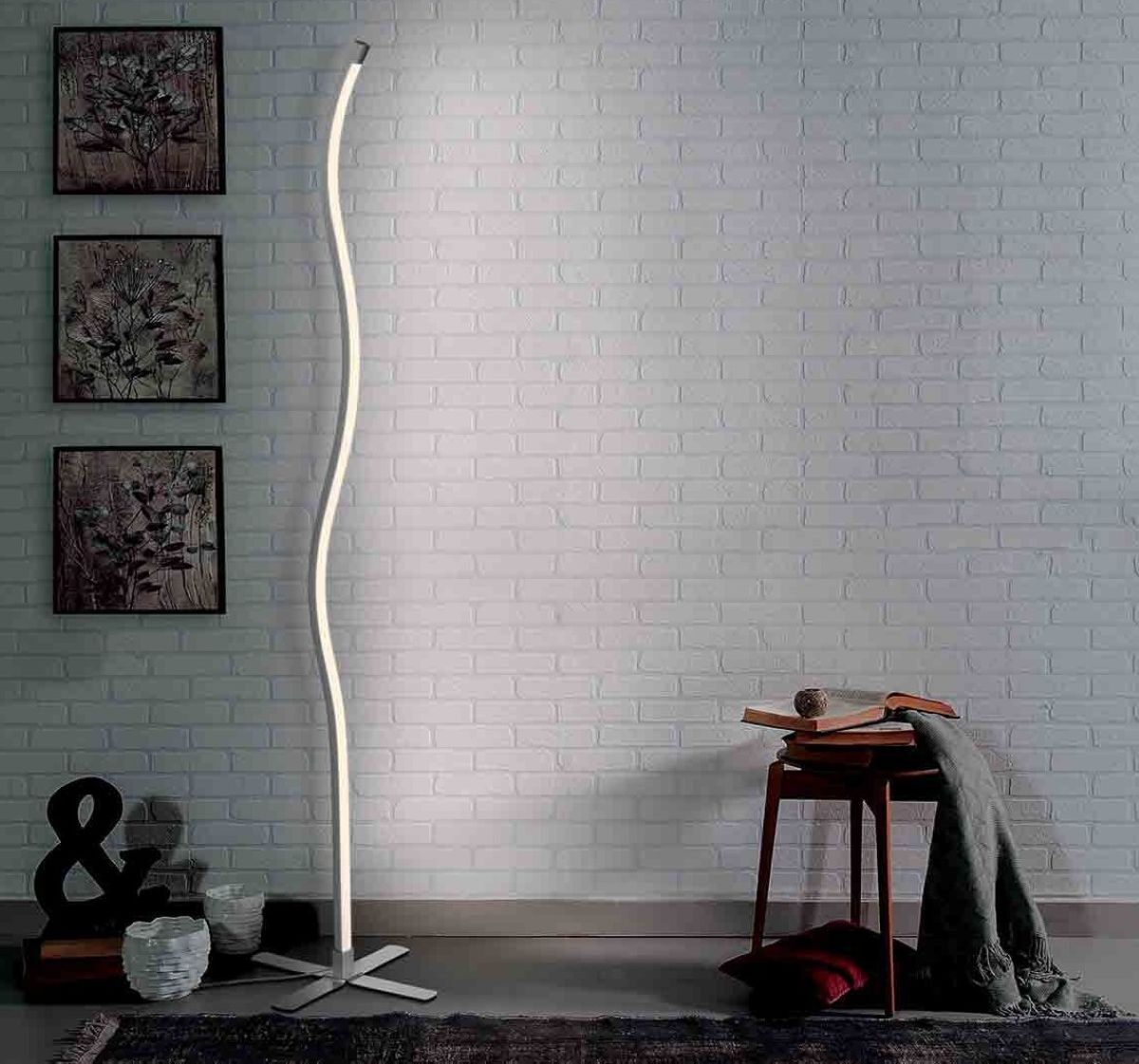 Lámpara LED de pie LIVARNO HOME de Lidl