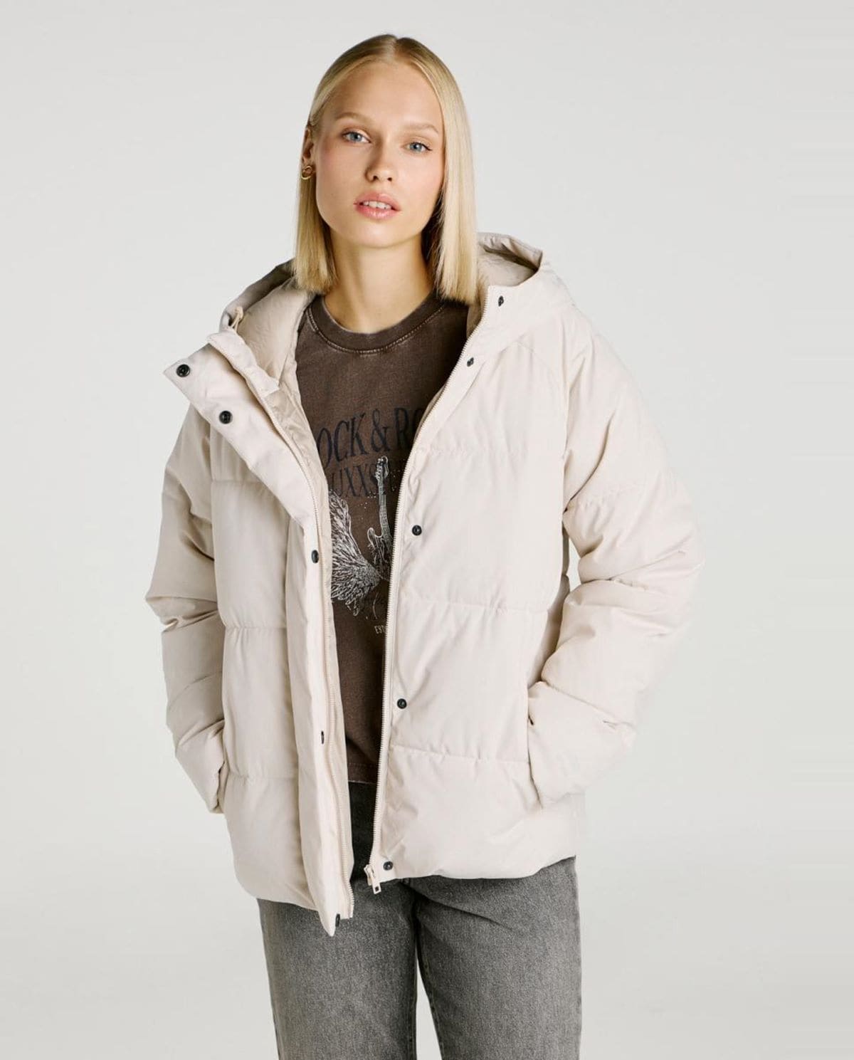 Chaqueta acolchada con capucha, Jack & Jones