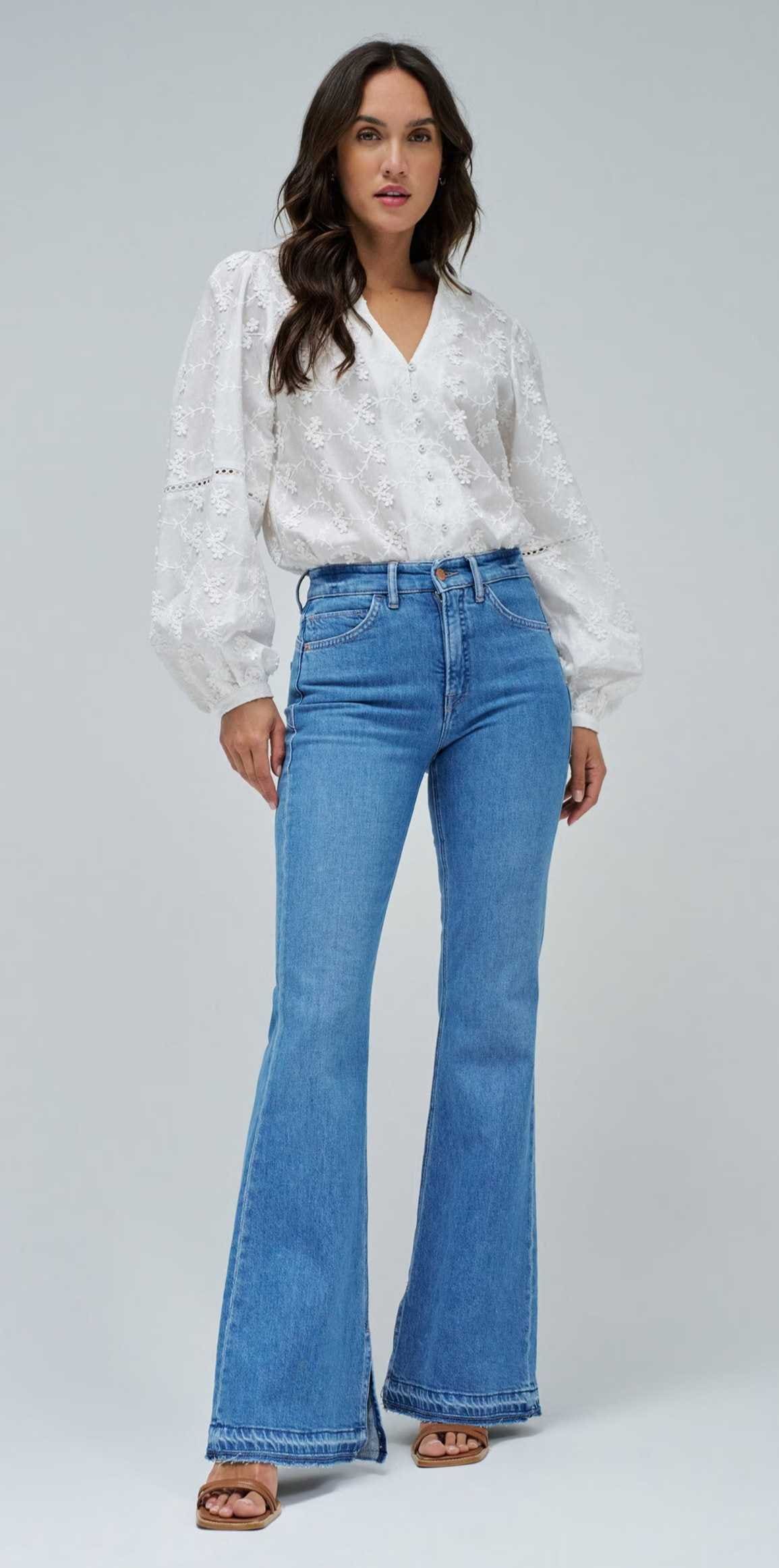 Salsa Jeans Vaquero de mujer faith push in flare de El Corte Inglés