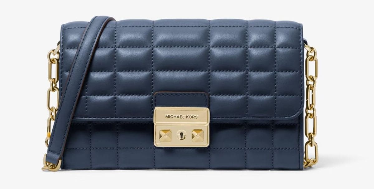 Michael Michael Kors Bandolera de mujer Tribeca de piel acolchada