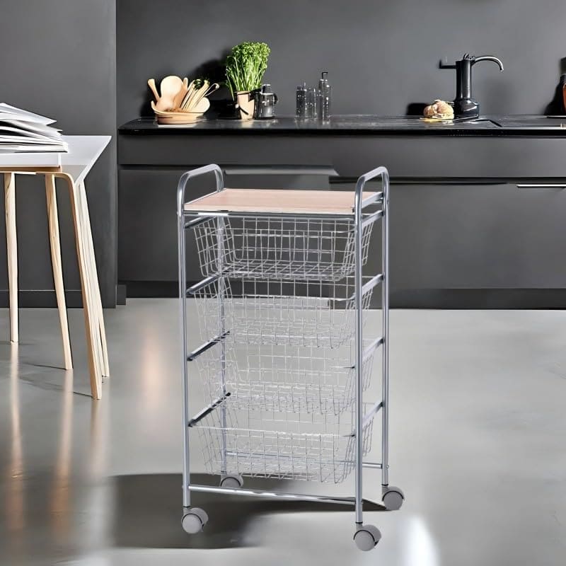 Carrito Auxiliar De Cocina Beech