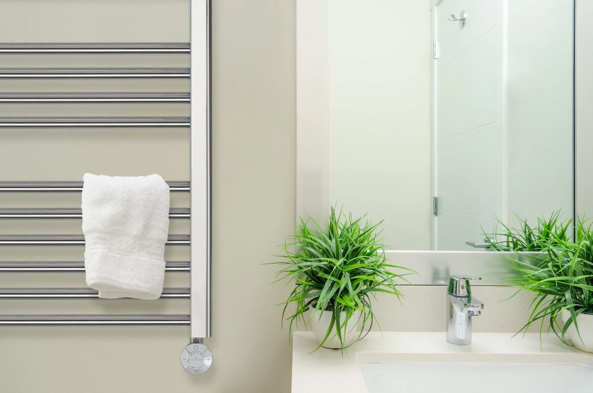 Toallero eléctrico T-Crom8 300 W de Leroy Merlin