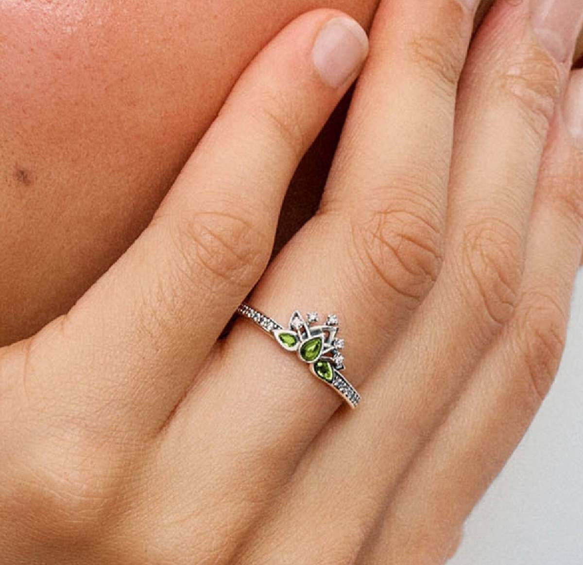 Anillo Tiara Princesa Tiana de Disney de Pandora