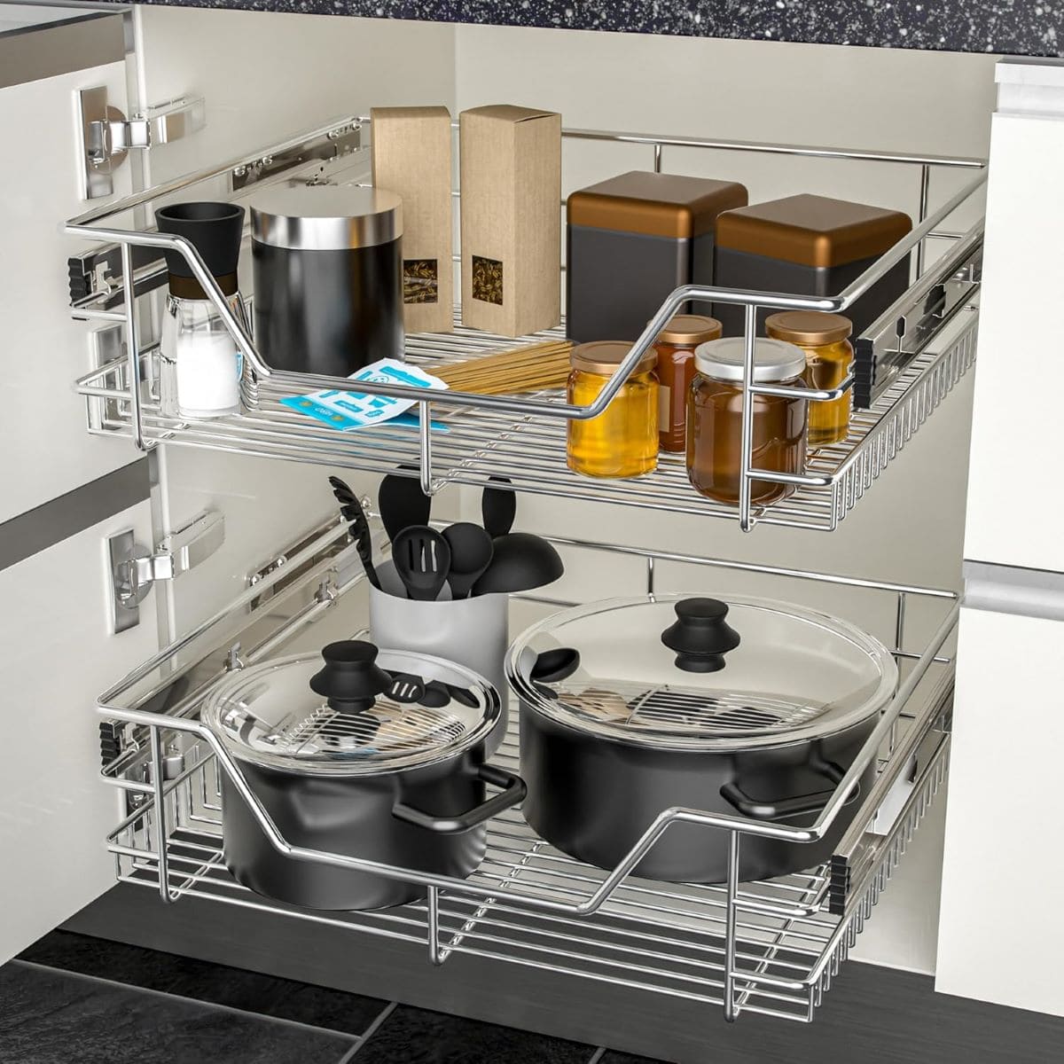 Bandejas de metal telescópicas, CASARIA