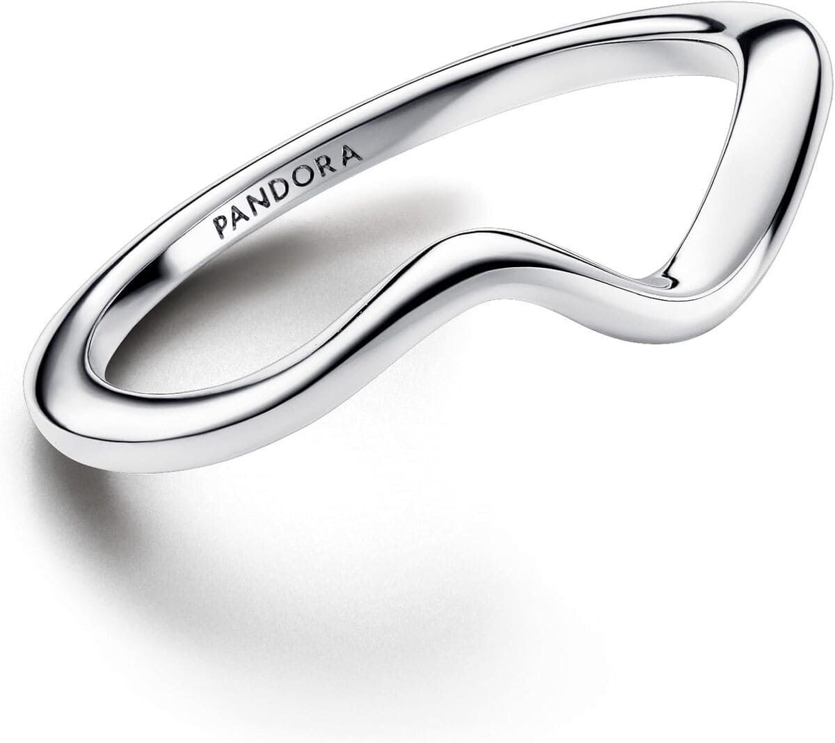 Anillo de plata de Ley 925 con forma de onda PANDORA