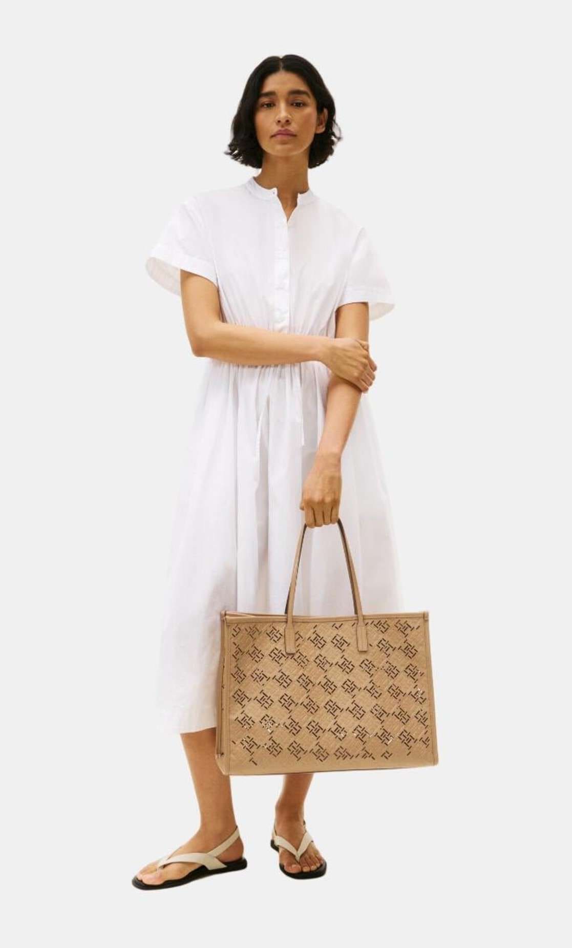 Bolso estilo satchel de mujer en color azul espacial de Tommy Hilfiger en El Corte Inglés