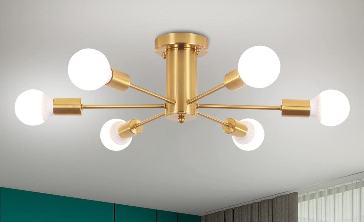 Lámpara de techo de montaje semiempotrado en Leroy Merlin