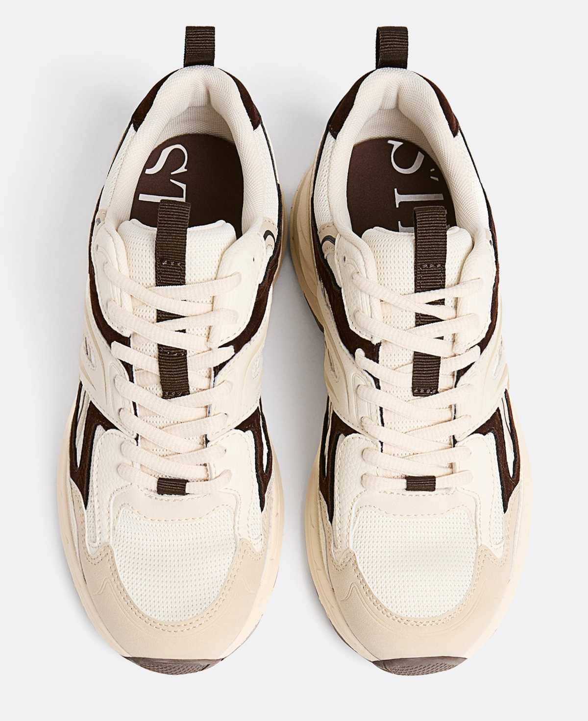 Zapatillas piezas contraste de Stradivarius