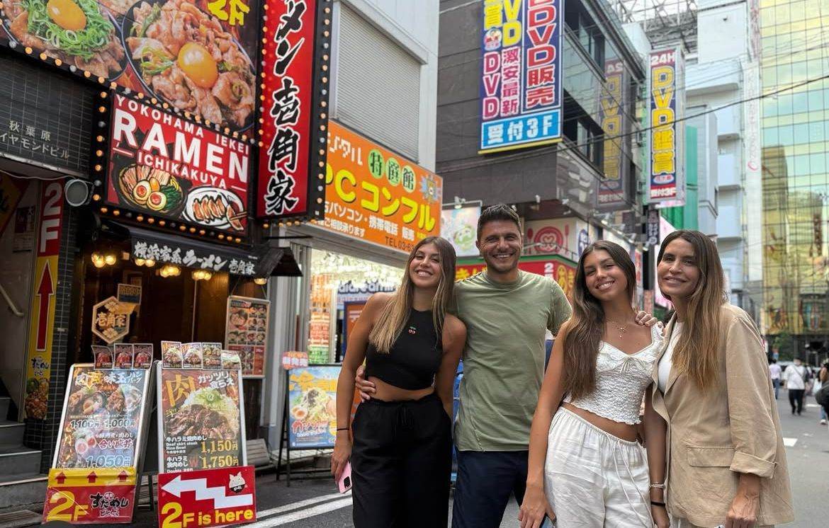 Familia Sánchez Saborido en Japón