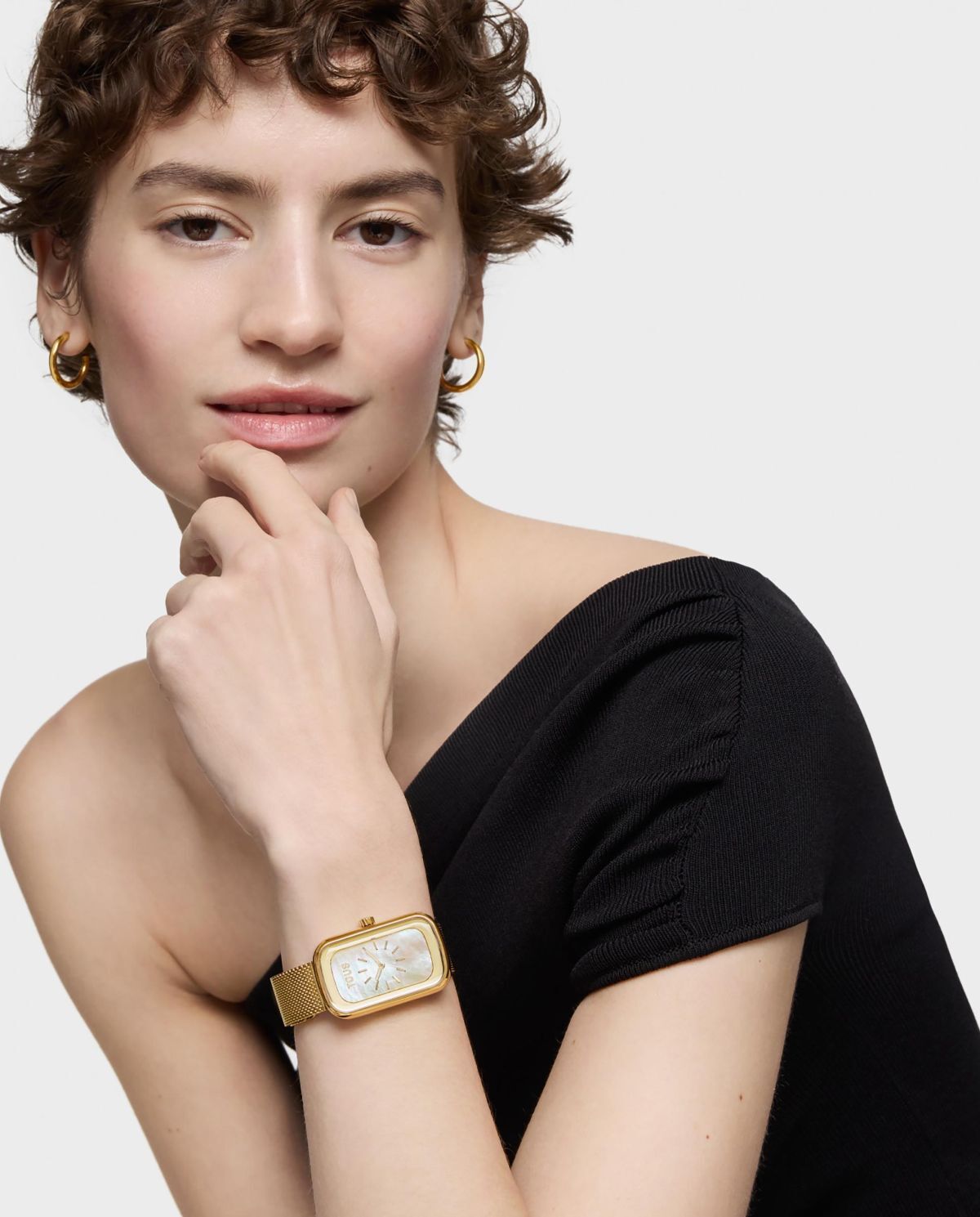 Reloj analógico T-Band Club con brazalete dorado Tous de El Corte Inglés