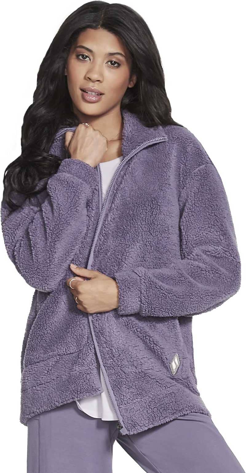 Skechers Downtime Sherpa Jacket Chaqueta para Mujer en Amazon