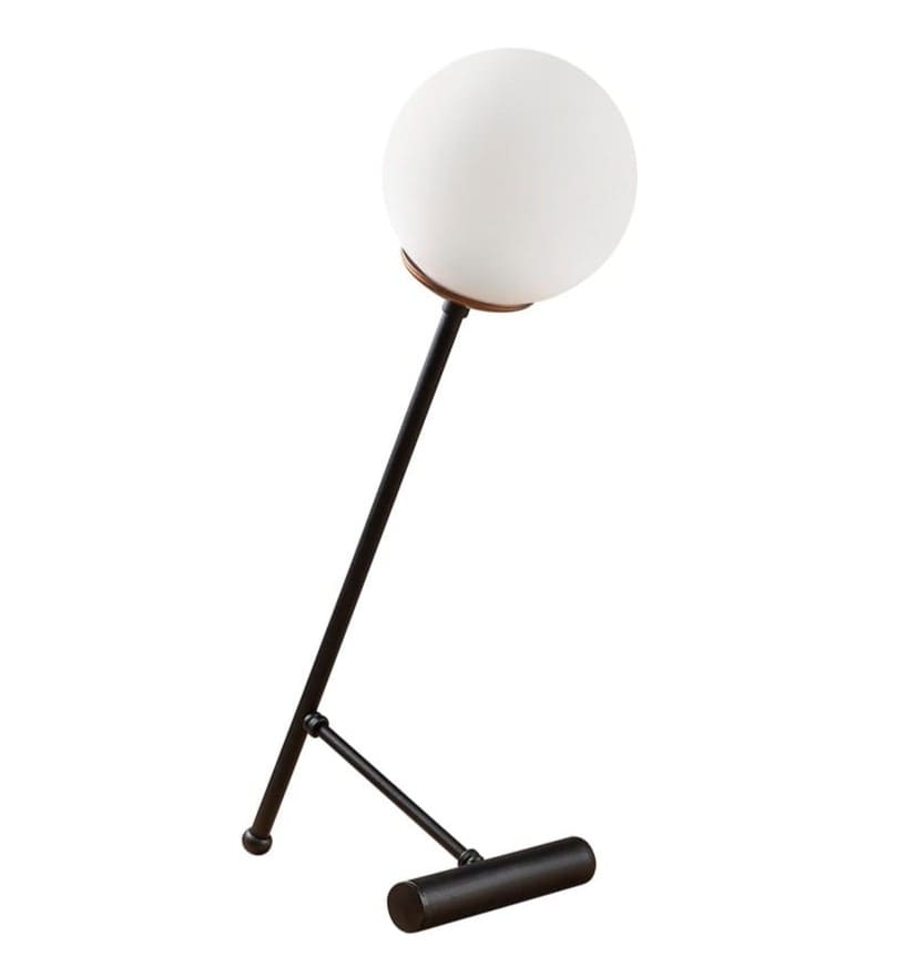 Lámpara de mesa minimalista de estructura metálica, WONDERLAMP
