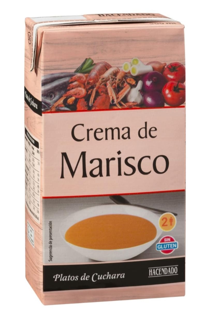 Crema de marisco Hacendado