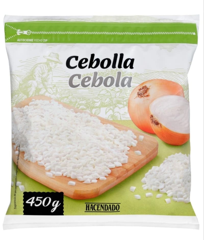Cebolla troceada