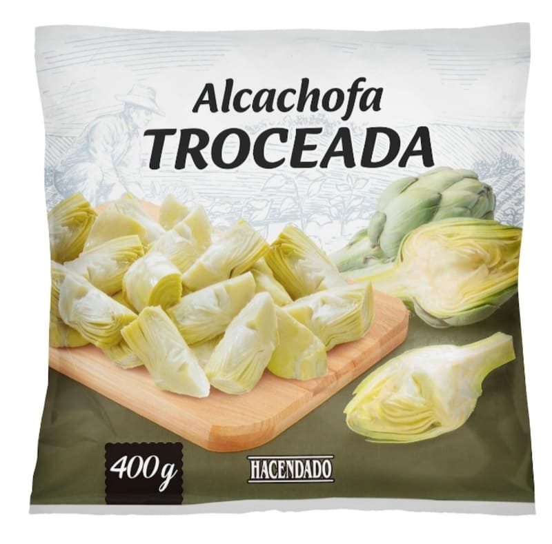 Alcachofa troceada Hacendado ultracongelada