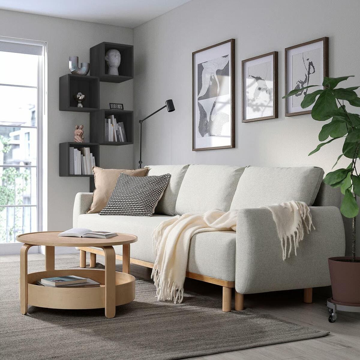 Sofá cama de 3 plazas GUNNARED