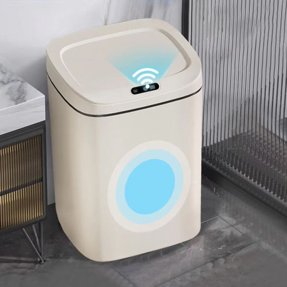 Basurero inteligente de 12 l con cierre silencioso, AULEDIO