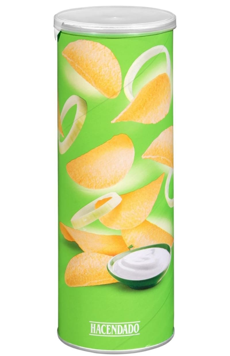 Aperitivo de pata con sabor a nata agria y cebolla