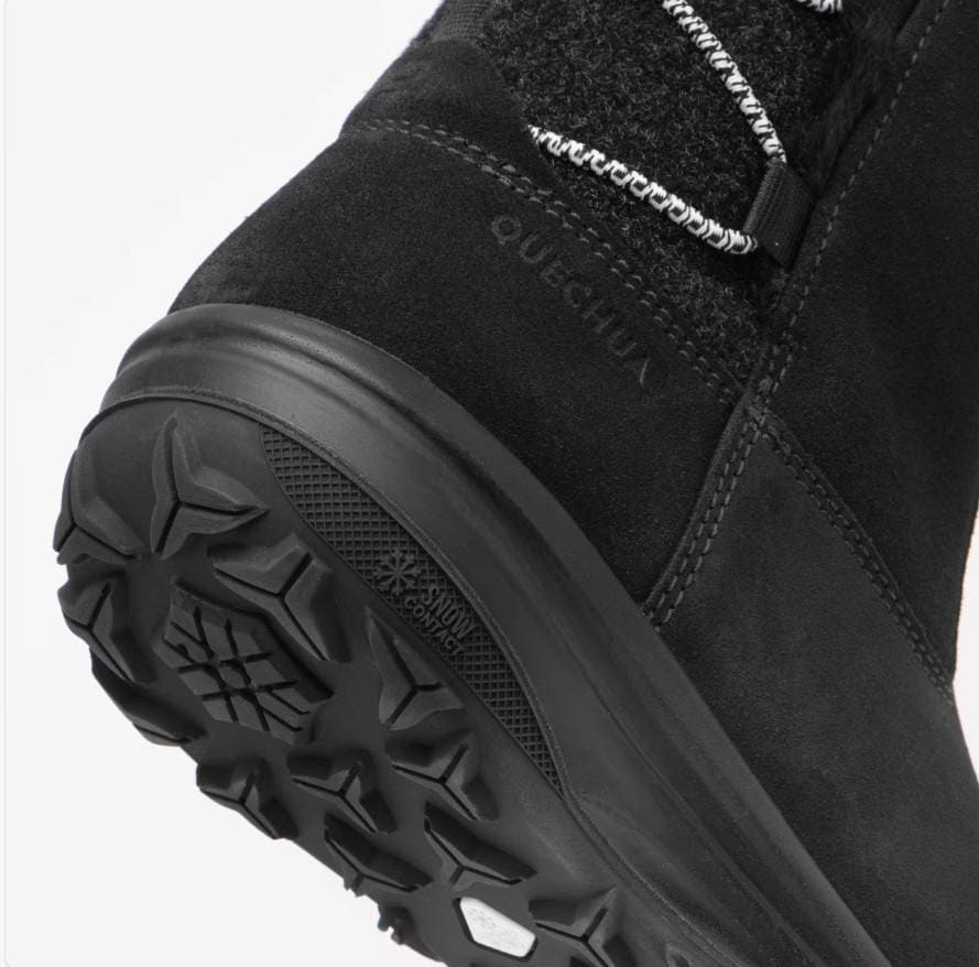 Botas de nieve y apreski impermeables de piel Mujer Quechua SH500 en Decathlon