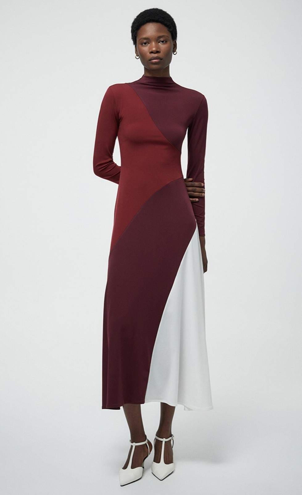 Sfera Vestido midi tricolor en El Corte Inglés