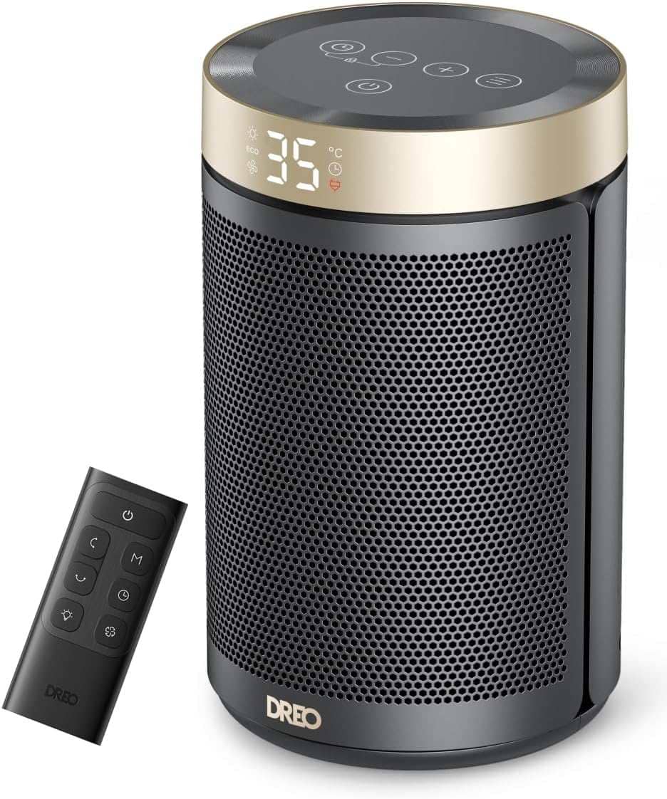 Dreo calefactor bajo consumo cerámico de Amazon