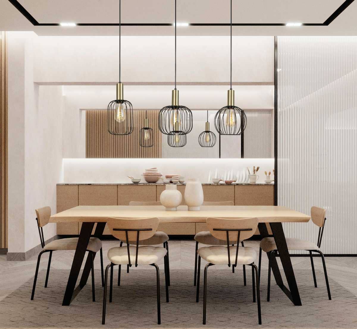 Lámpara de techo colgante de acero en Leroy Merlin