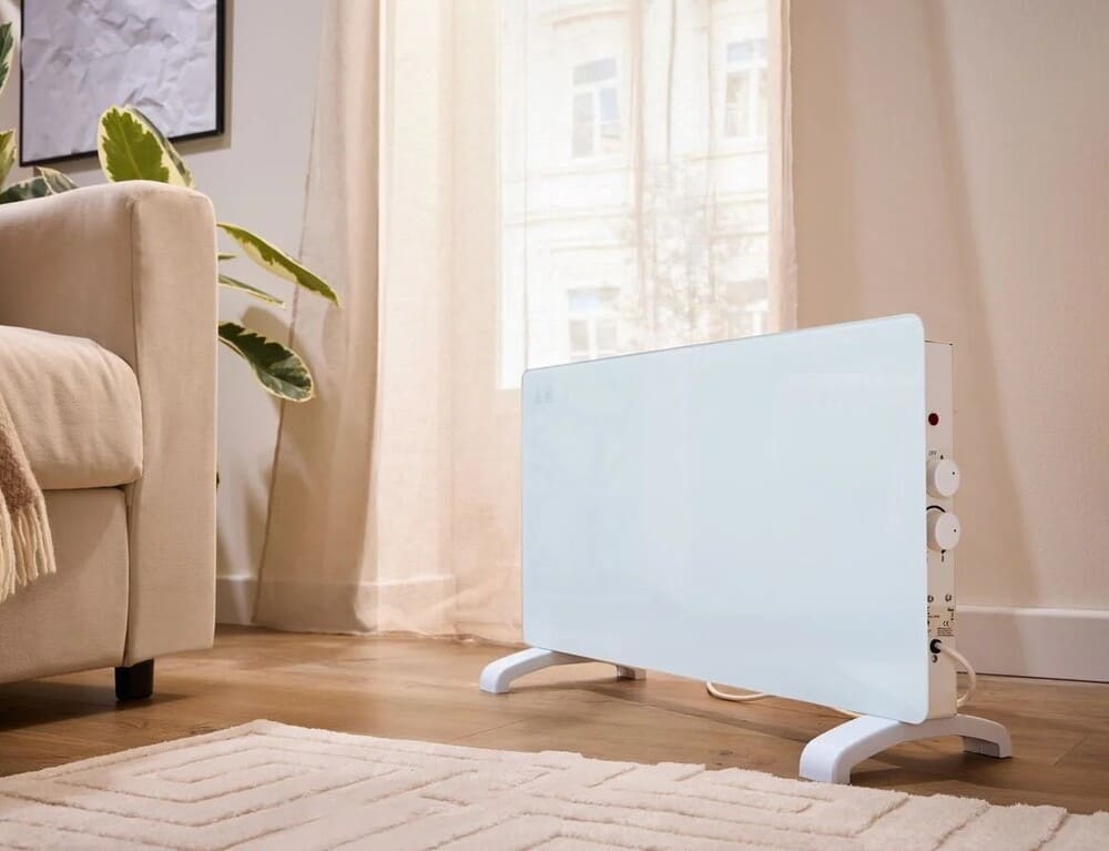 Calefactor de vidrio