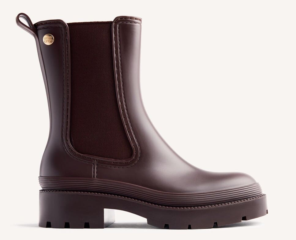 Gioseppo Botas de agua de mujer con suela tipo track y elásticos El Corte Inglés