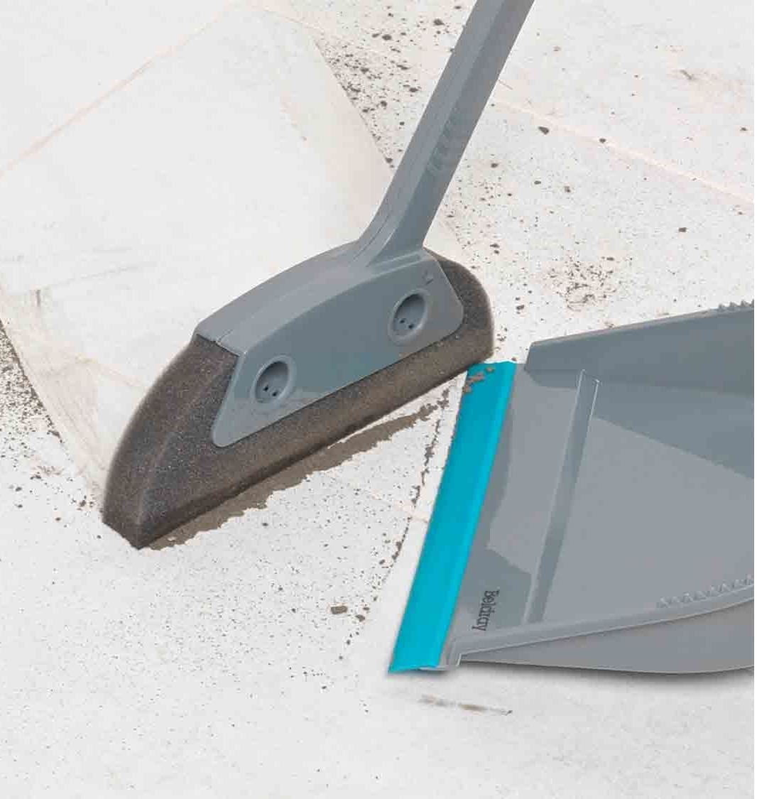 Recogedor y cepillo de espuma Beldray