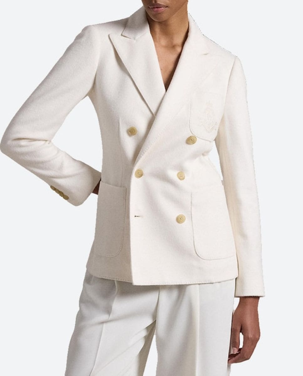 Blazer con solapas y doble botonadura