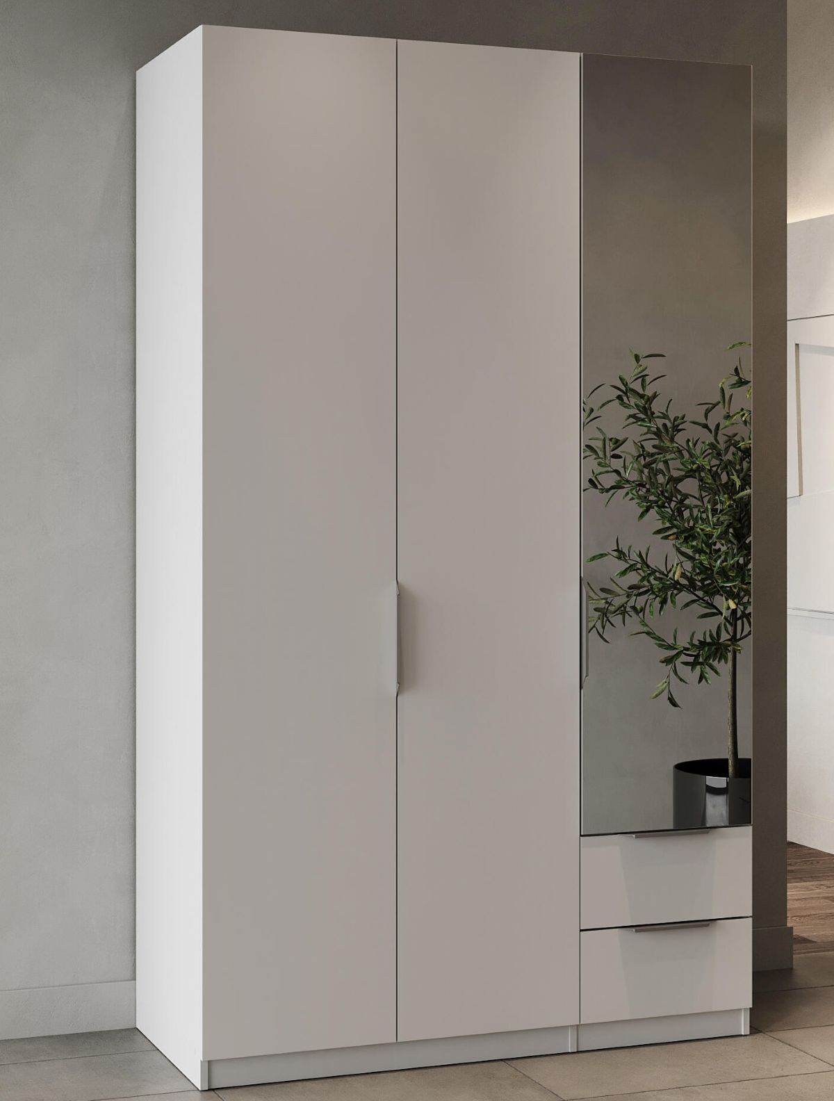 Armario puerta abatible modelo Space de Leroy Merlin