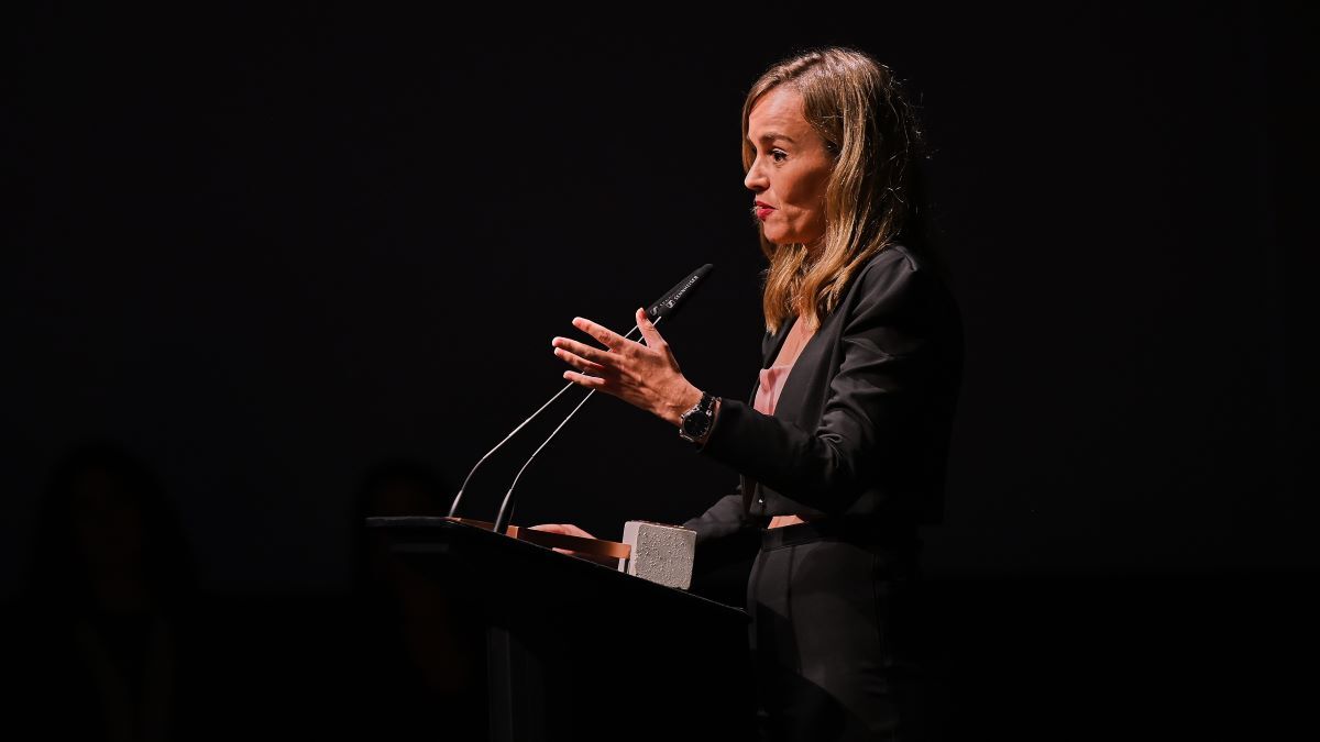 María Espejo durante su discurso | Salvador López Medina