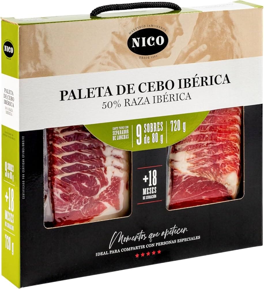 Maletín de paleta de cebo ibérica Nico