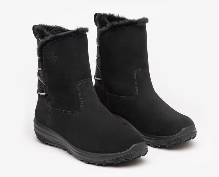 QUECHUA Botas de nieve y apreski impermeables de piel Mujer Quechua SH500