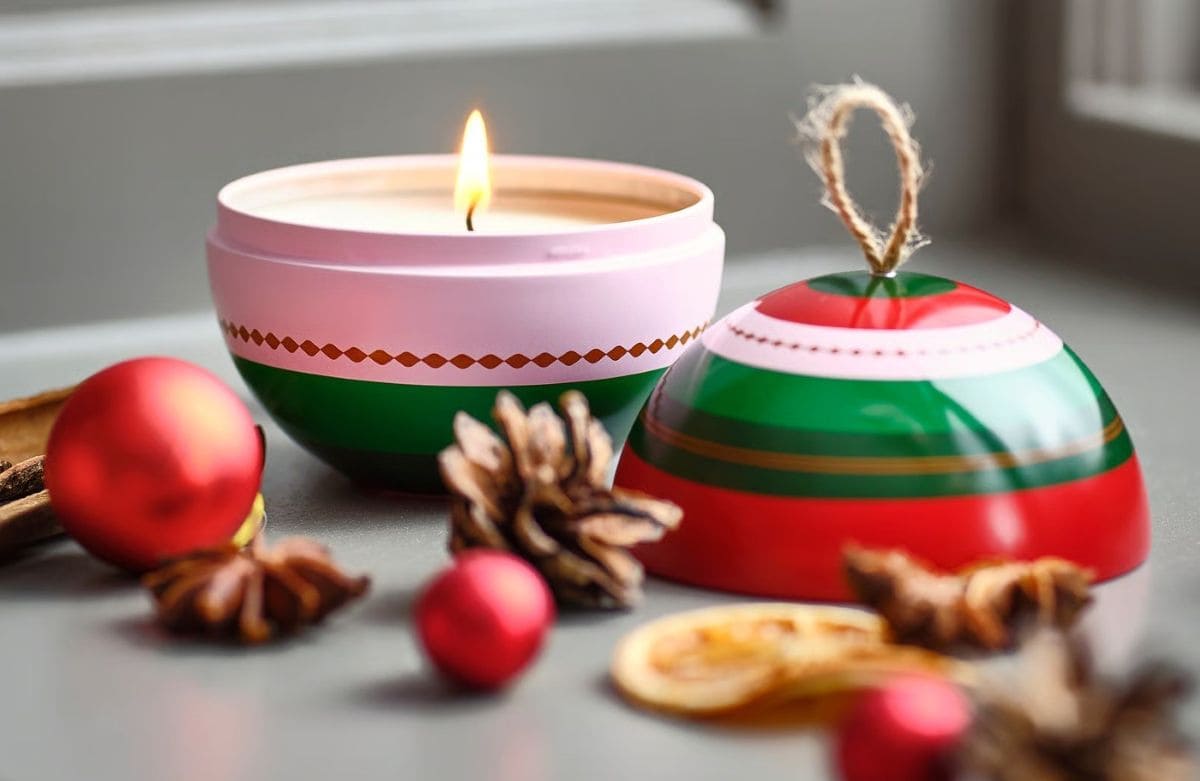 VINTERFINT Vela perfume bote metal de IKEA