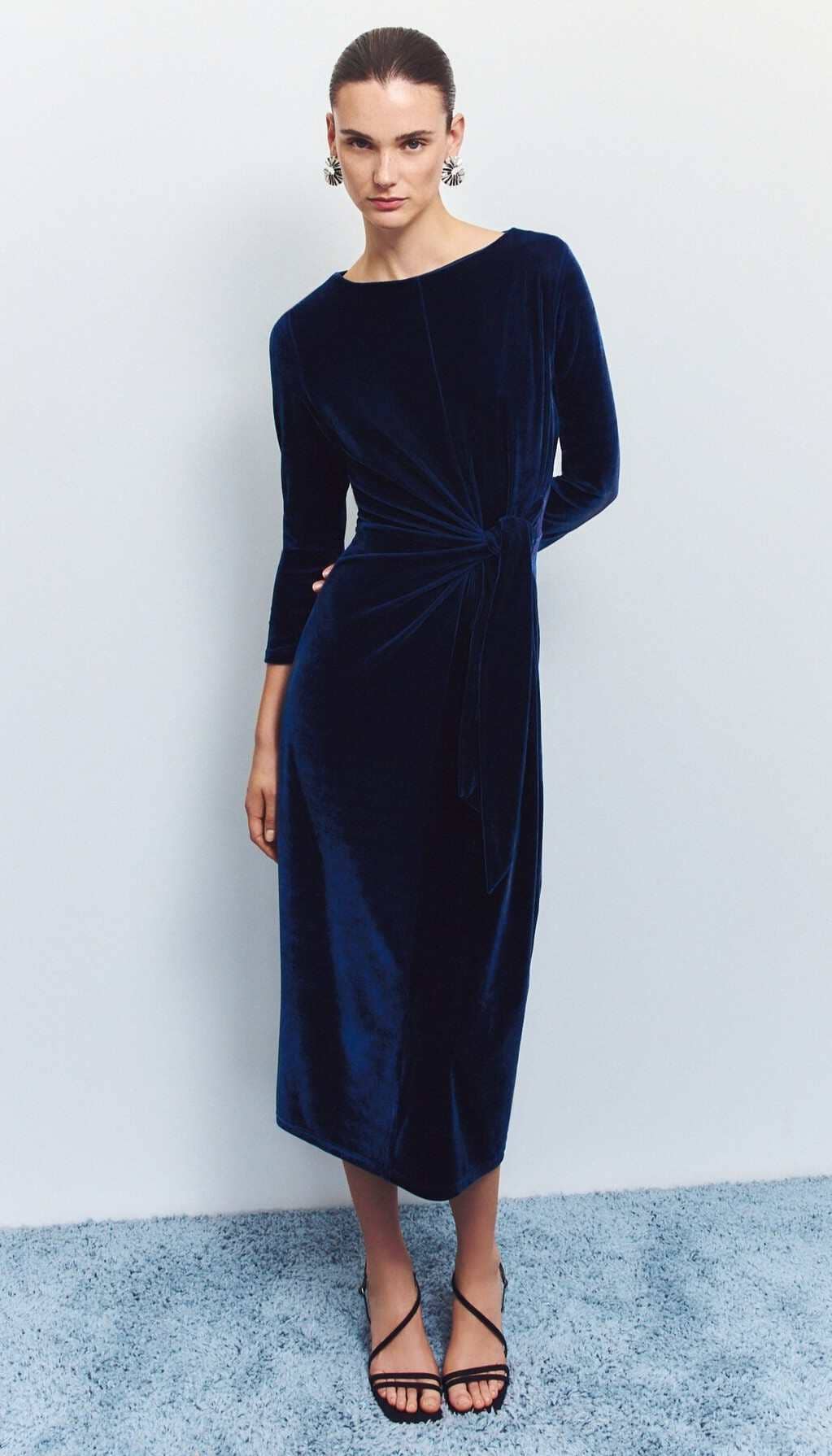 Woman El Corte Inglés vestido navidad terciopelo en El Corte Inglés