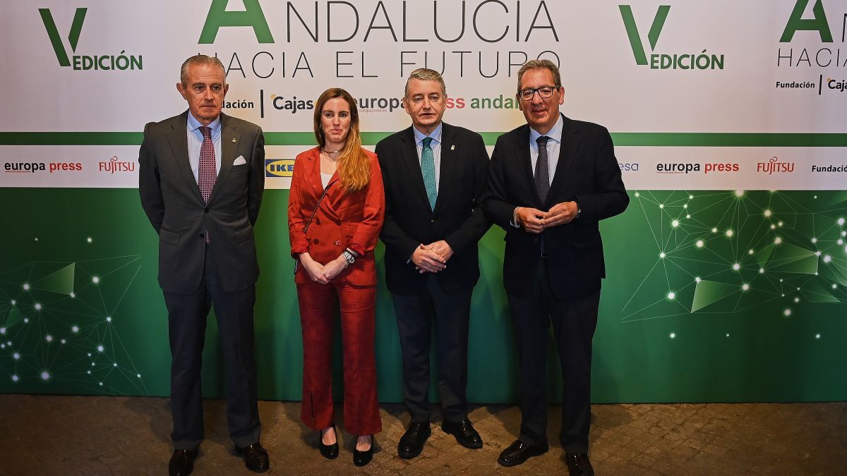 Antonio Sanz durante su participación en el foro 'Andalucía hacia el futuro' | Salvador López Medina