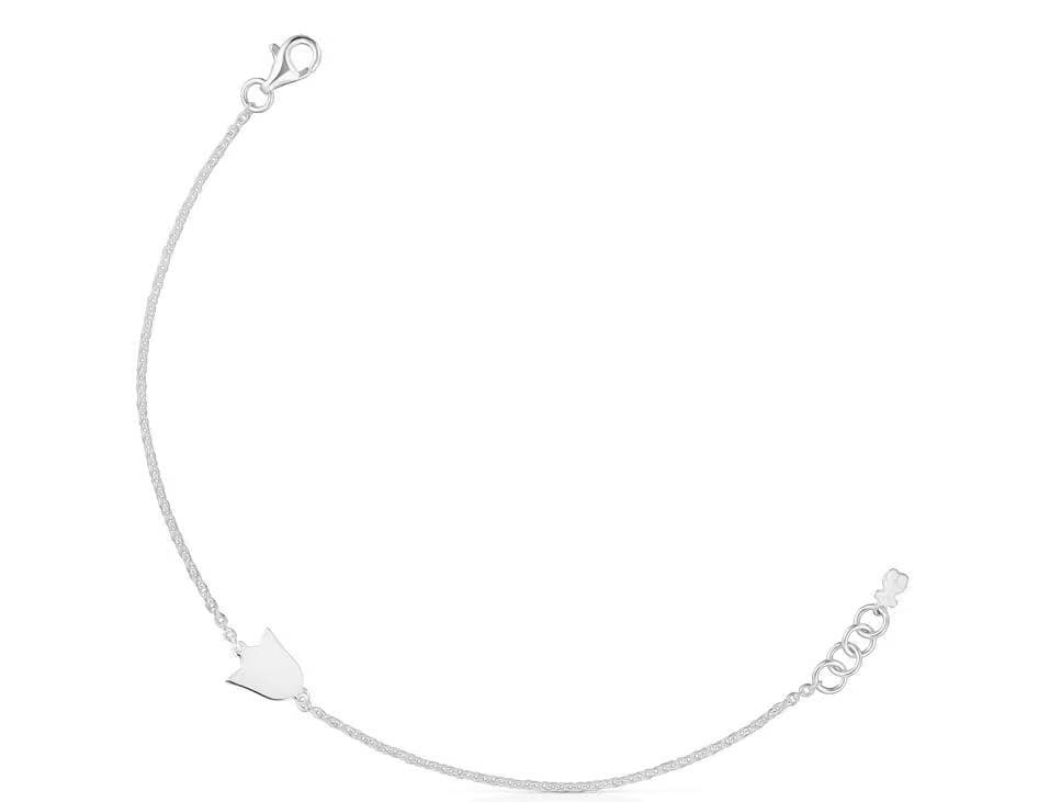 Pulsera Tous Motivos cadena tulipán de plata