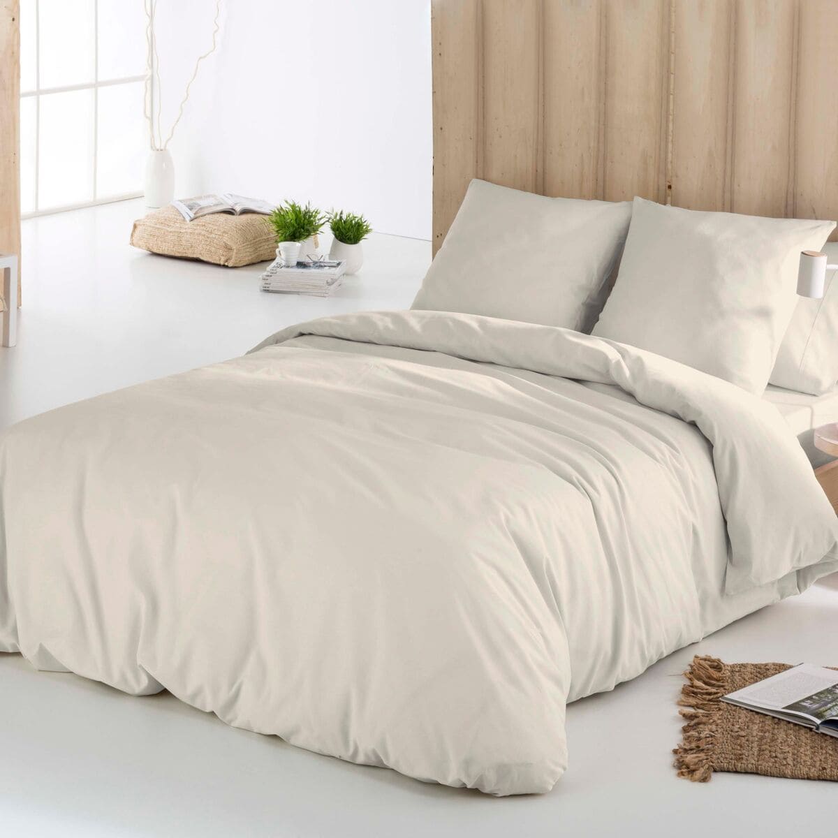 Juego de funda nórdica PIEDRA para cama de 135 cm, ICEHOME