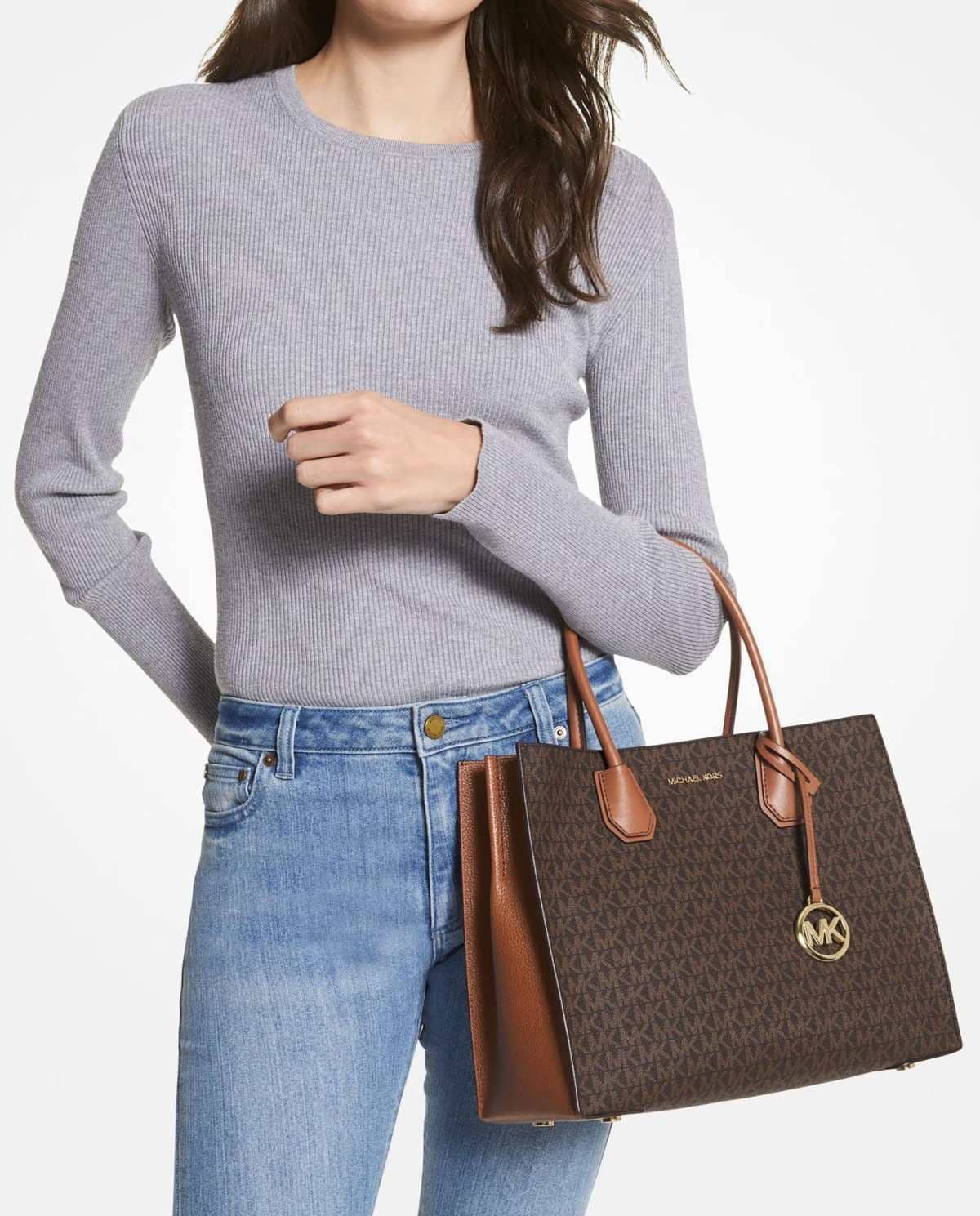 Michael Michael Kors Bolso de hombro tote Mercer grande con logotipo en El Corte Inglés