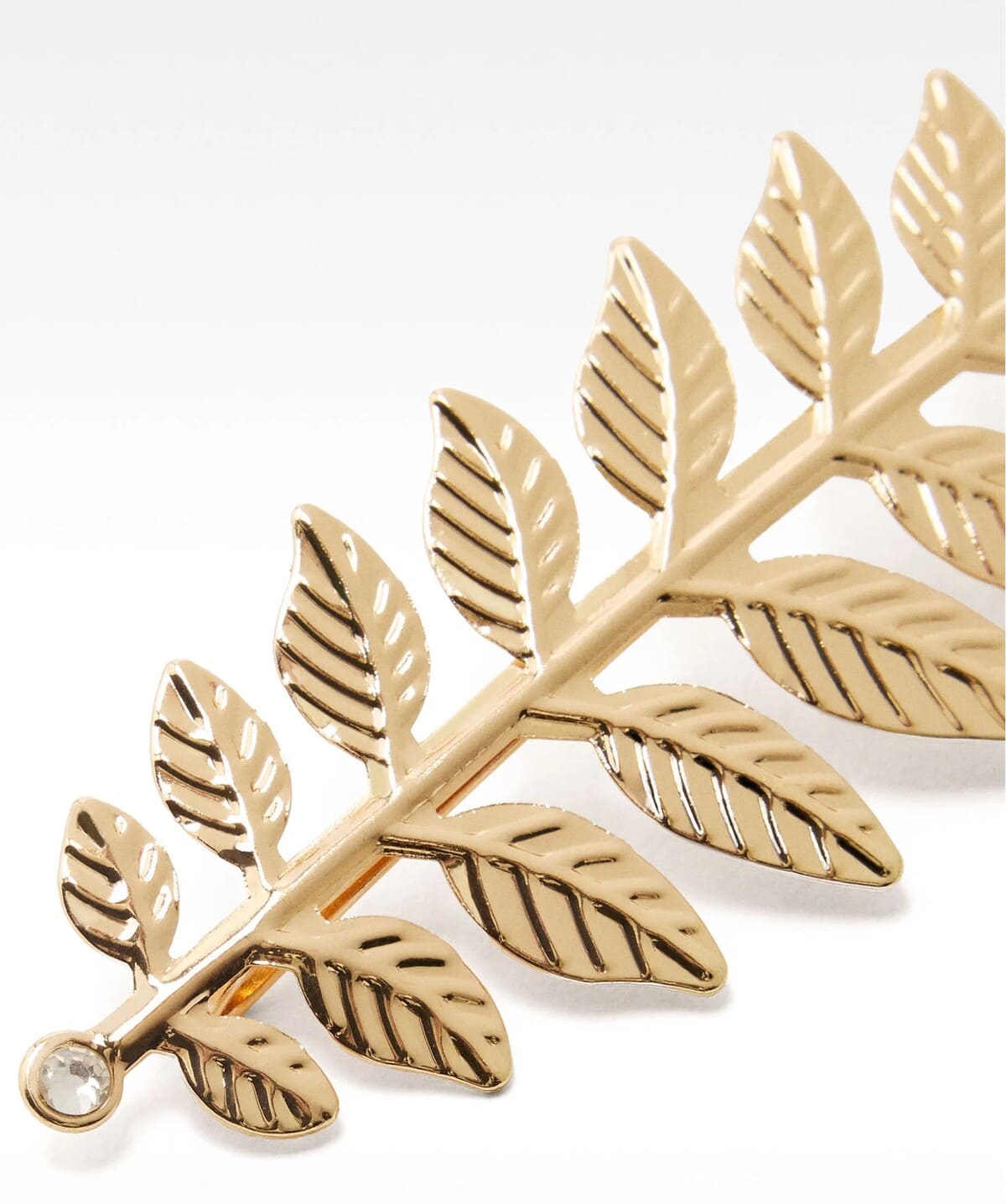 Pinza de pelo con hoja