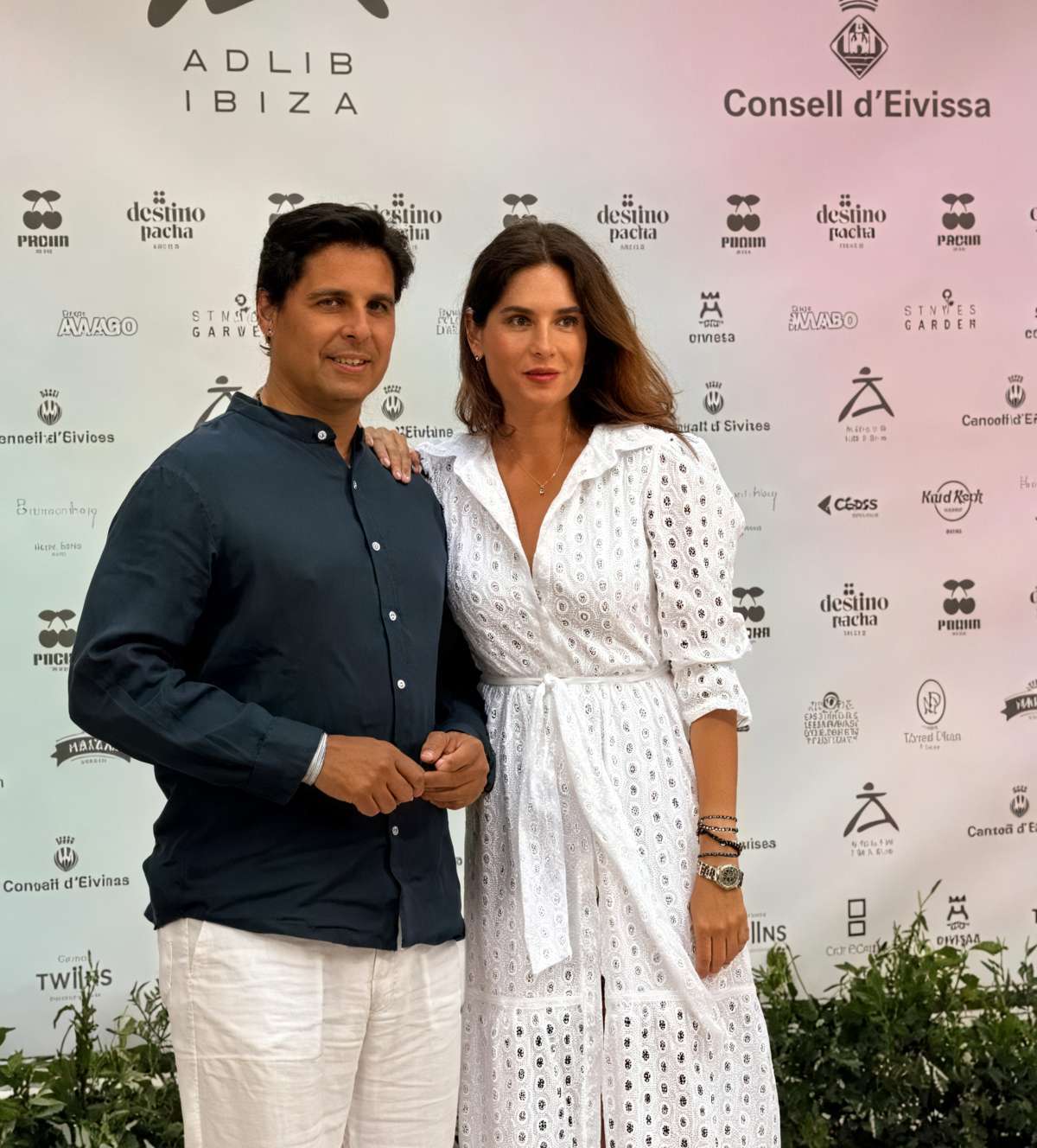 Cayetano Rivera y su mujer