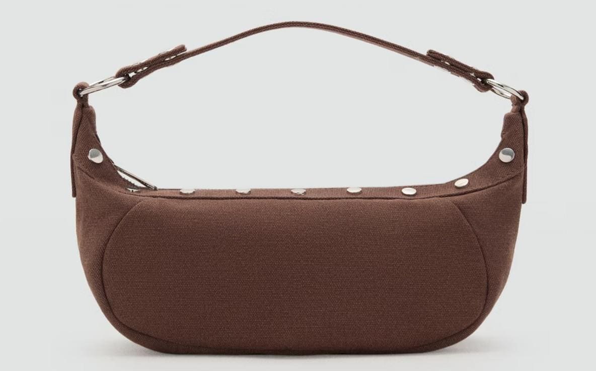 Bolso hombro tachuelas de Mango