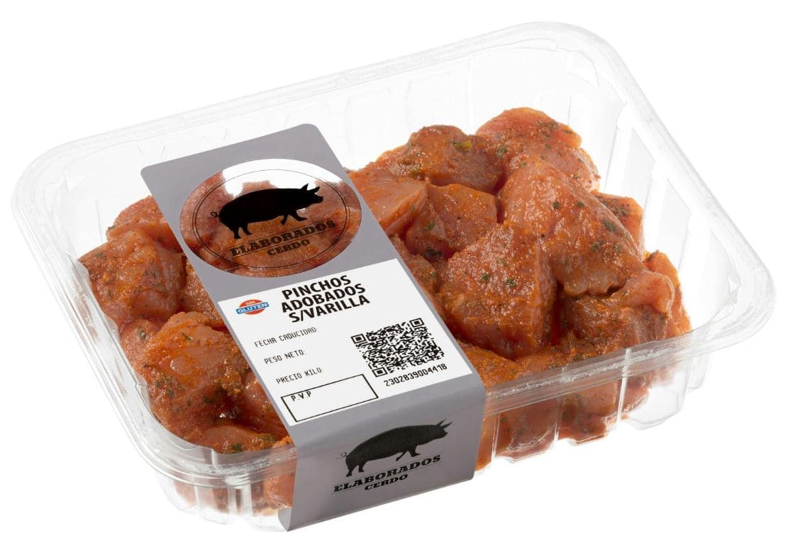 Pinchos de cerdo adobado