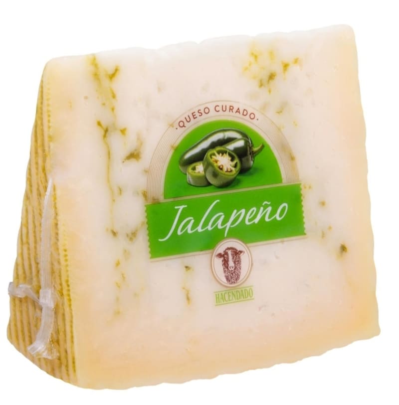 Queso curado de oveja con jalapeño Hacendado