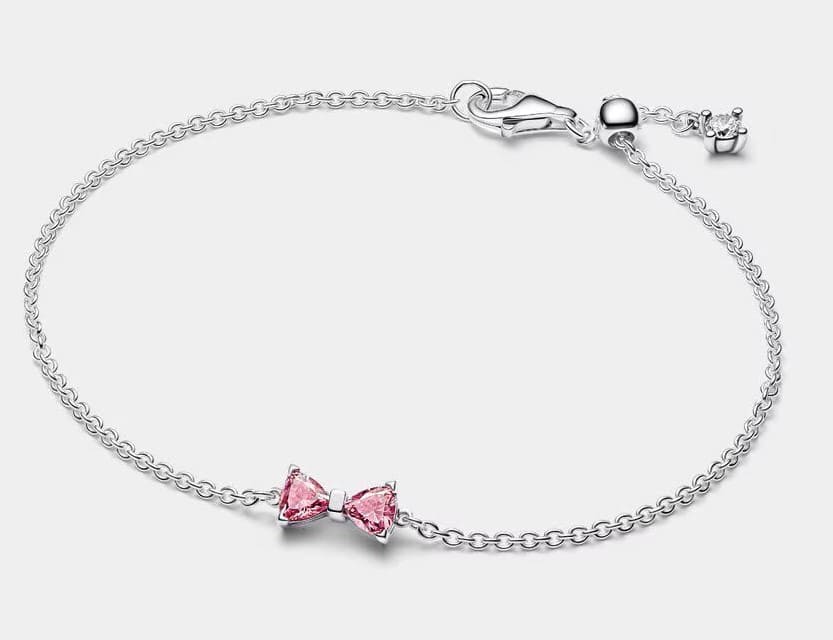 Pulsera en plata de ley Cadena Lazo